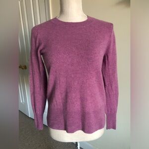 J. Crew Cashmere Purple Crew neck Sweater size XS